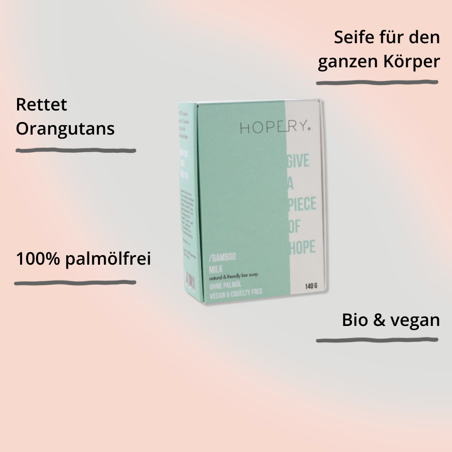 Hopery Soap Bar Seife Bamboo Milk mit Impact