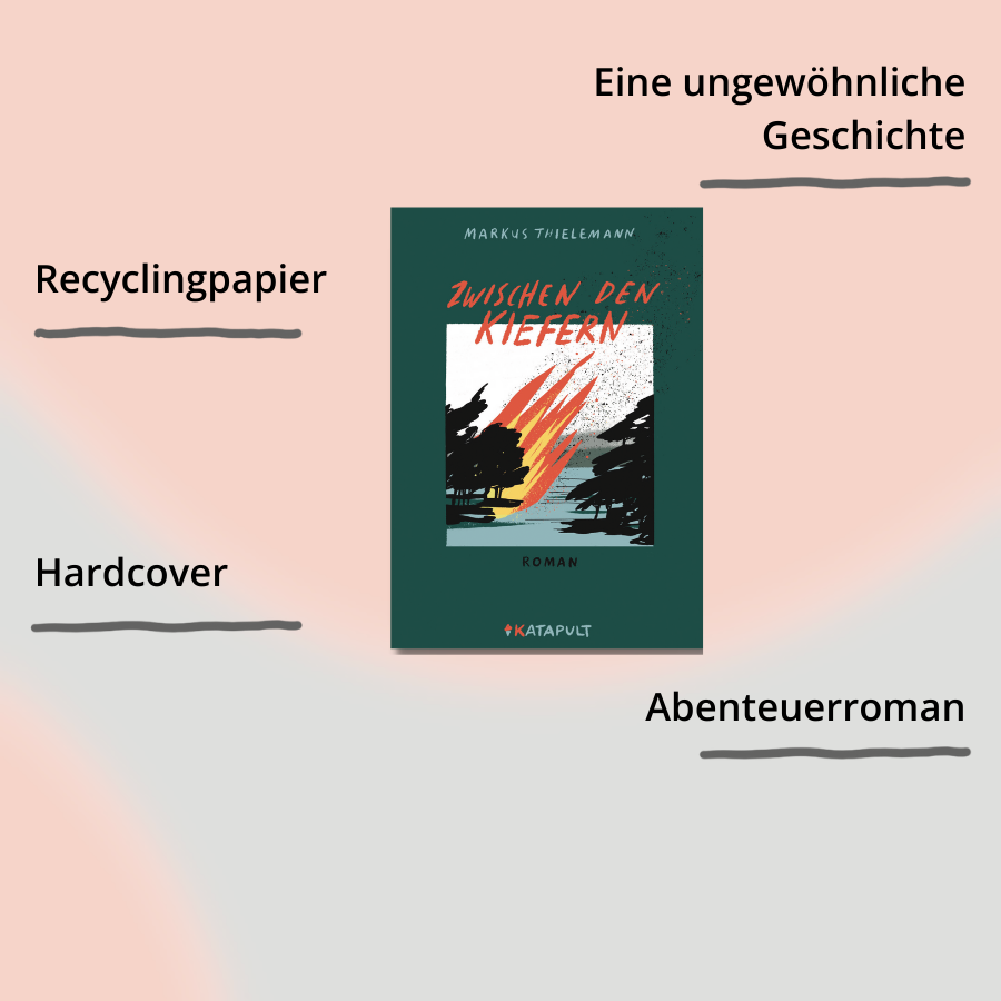 Buchcover Zwischen den Kiefern mit Impact