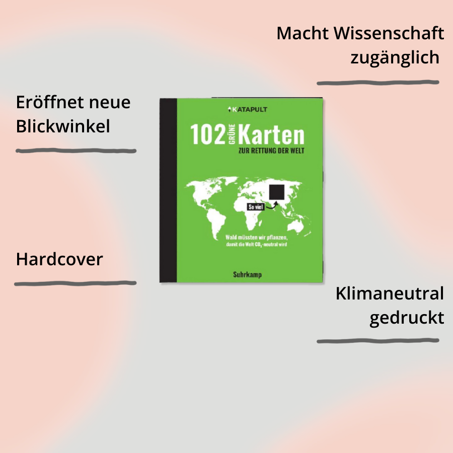 Katapult Magazin Buch Atlas 102 Karten zur Rettung der Welt mit Impact