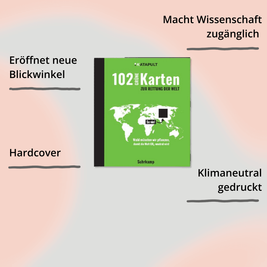 Katapult Magazin Buch Atlas 102 Karten zur Rettung der Welt mit Impact
