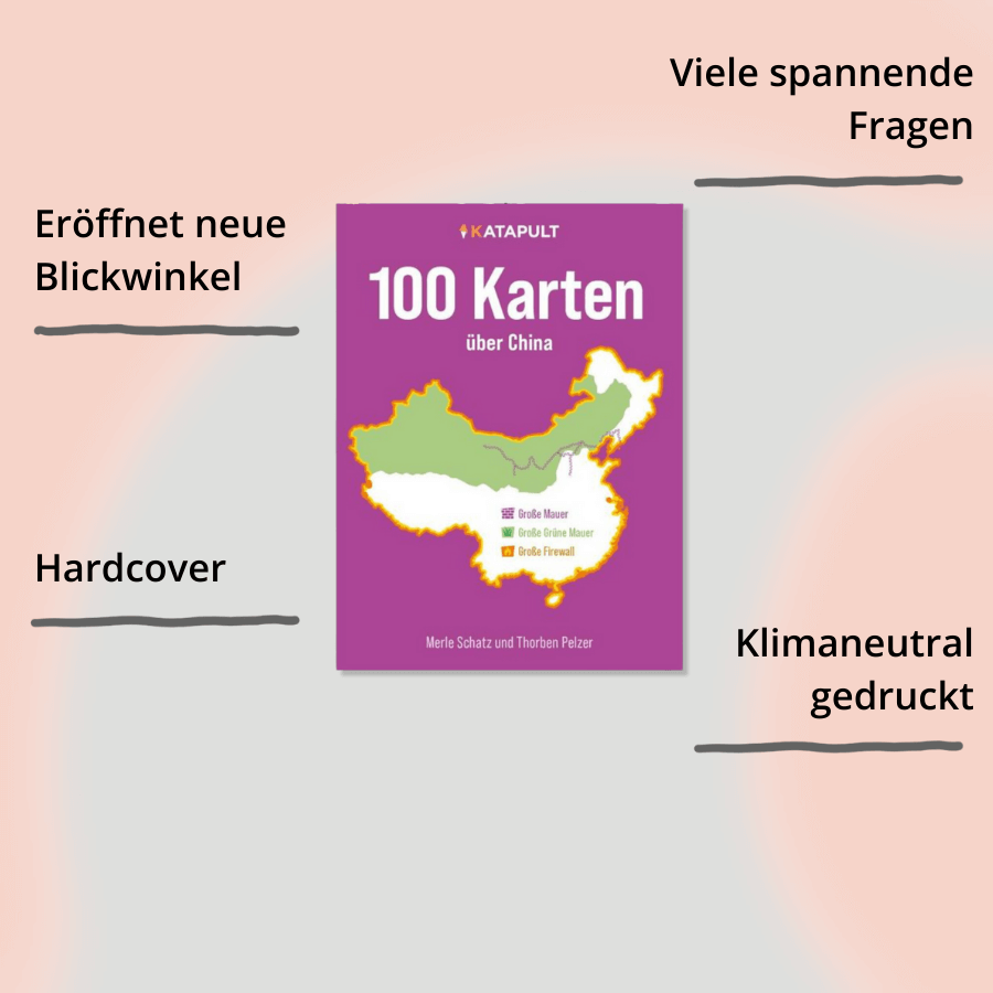 Katapult 100 Karten über China mit Impact
