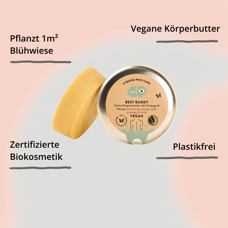 4peoplewhocare Best Budy Körperbutter in der Dose mit Impact