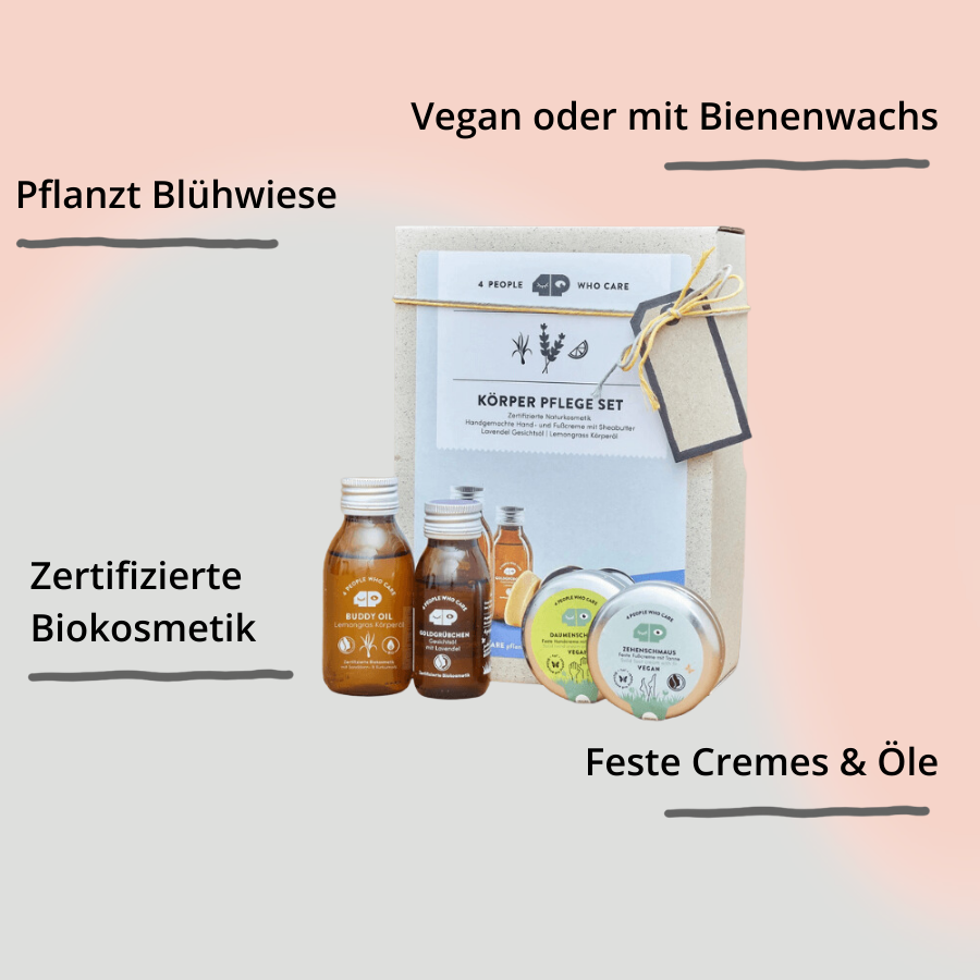 Körperpflege Set, vegan mit Impact