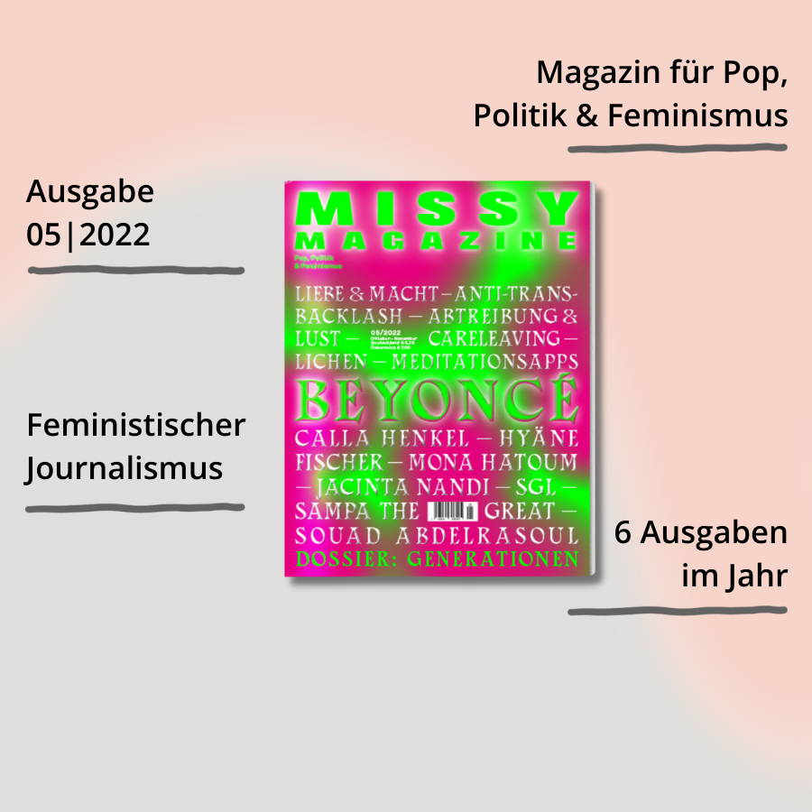 Missy Magazin Ausgabe 05|2022 Cover mit Impact
