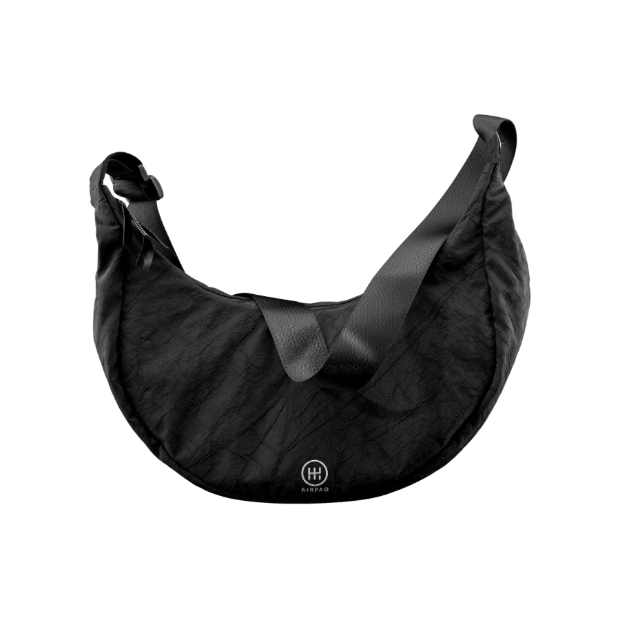 Airpaq Moon Baq Schwarz von vorne