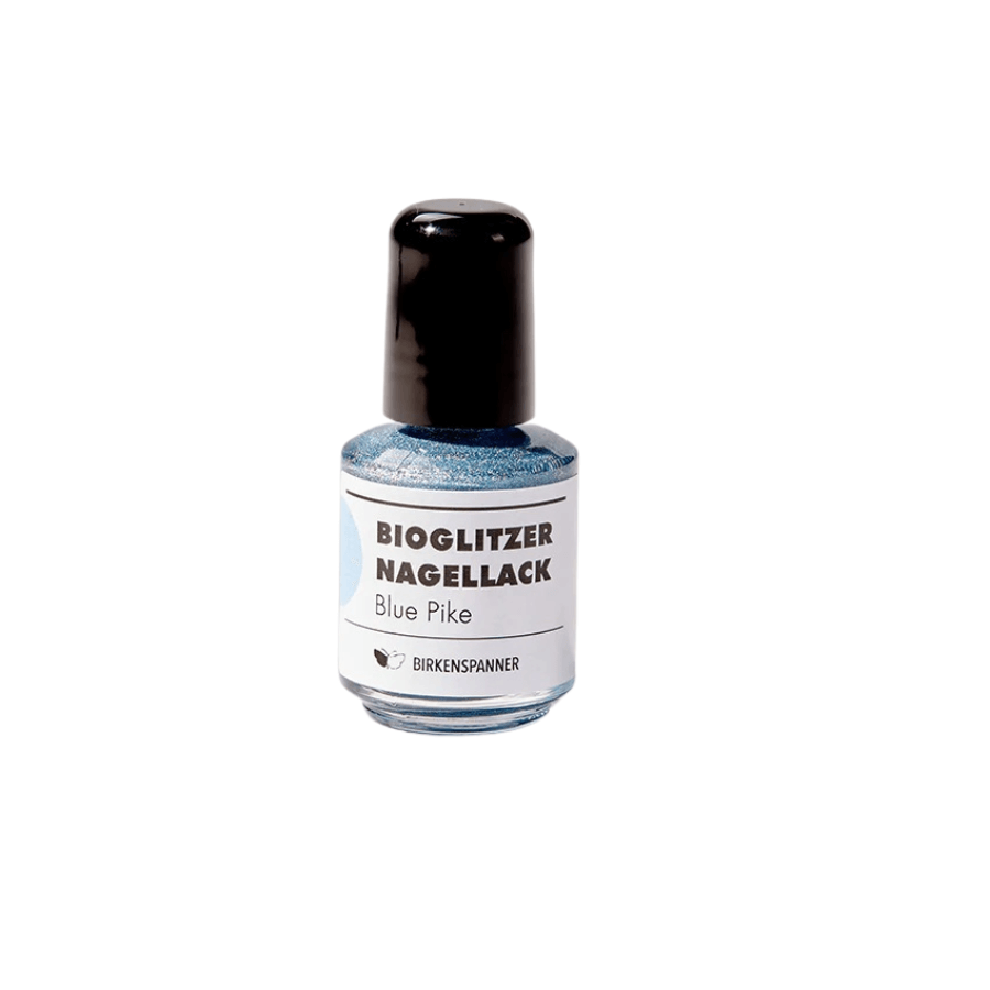 Birkenspanner Bioglitzer Nagellack – Blue Pike