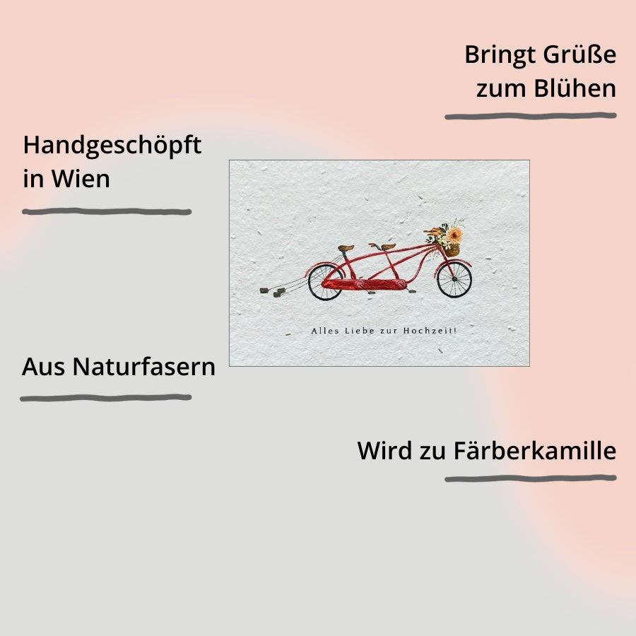 BlühWerk Papeterie – Grußkarte Alles liebe zur Hochzeit
Impact