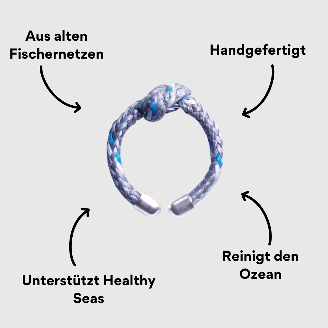 Bracenet Ring Baltic Sea mit Impact