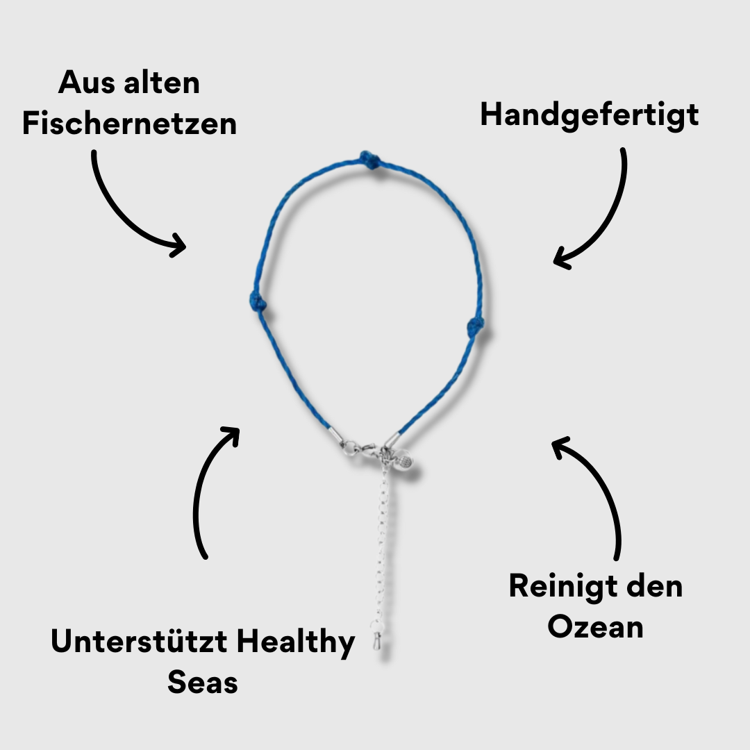 Bracenet Fußkette Arctic Ocean II mit Impact