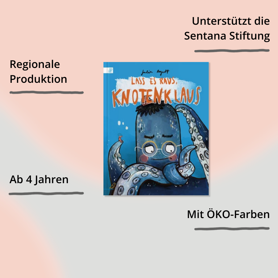 Lass es raus, Knotenklaus vom CalmeMara Verlag – Cover mit Impact
