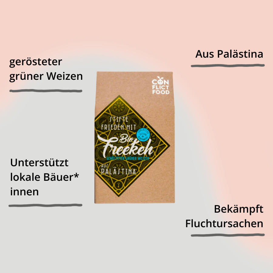 Friedenspäckchen Bio-Freekeh mit Impact