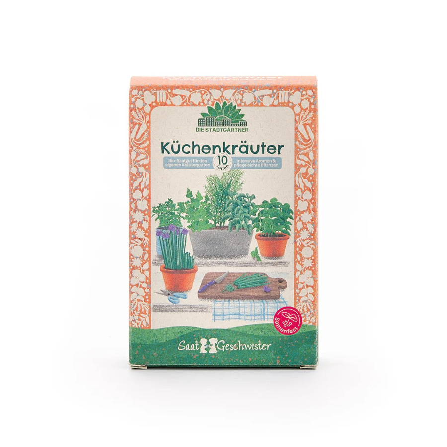 Saatgut-Set Küchenkräuter von Die Stadtgärtner