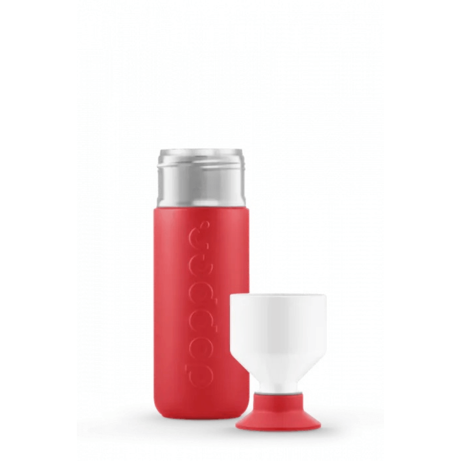 Dopper Insulated Deep Coral Flasche mit Becher