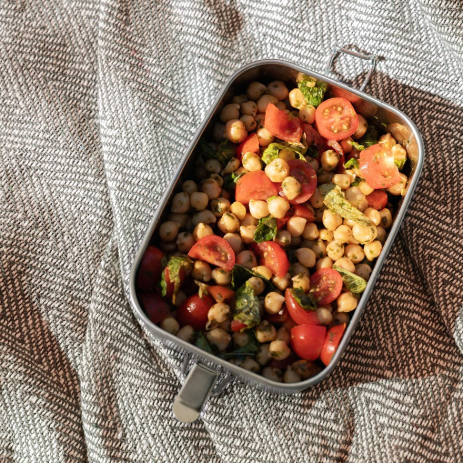 ECO Brotbox Yogi Box+ mit Kichererbsensalat
