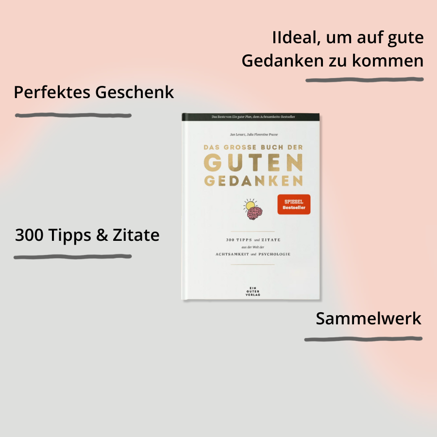 Das große Buch der guten Gedanken – Cover mit Impact