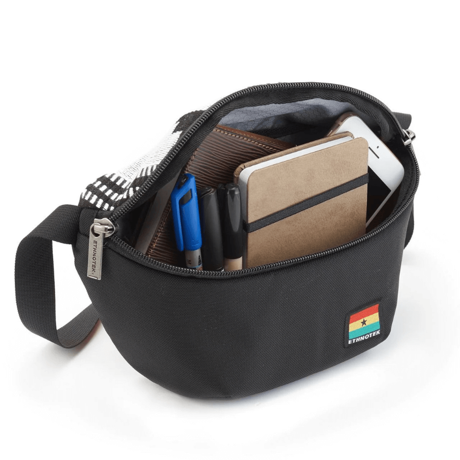 Ethnotek Bum Bag S Kente 1 von geöffnet 