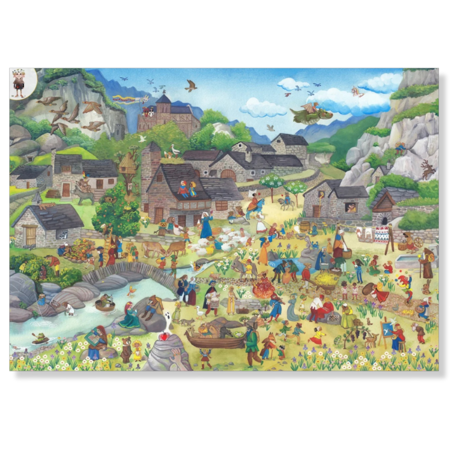 Fairytales Retold Wimmelbuch – Wo ist Luna? Suchbild