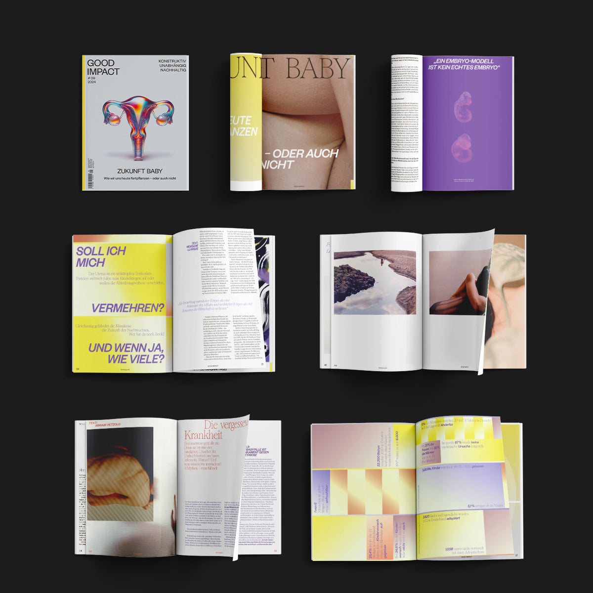 Digital Ausgabe von GOOD IMPACT #10 2024 mit der Bedeutung der reproduktiven Freiheit - Vorschau