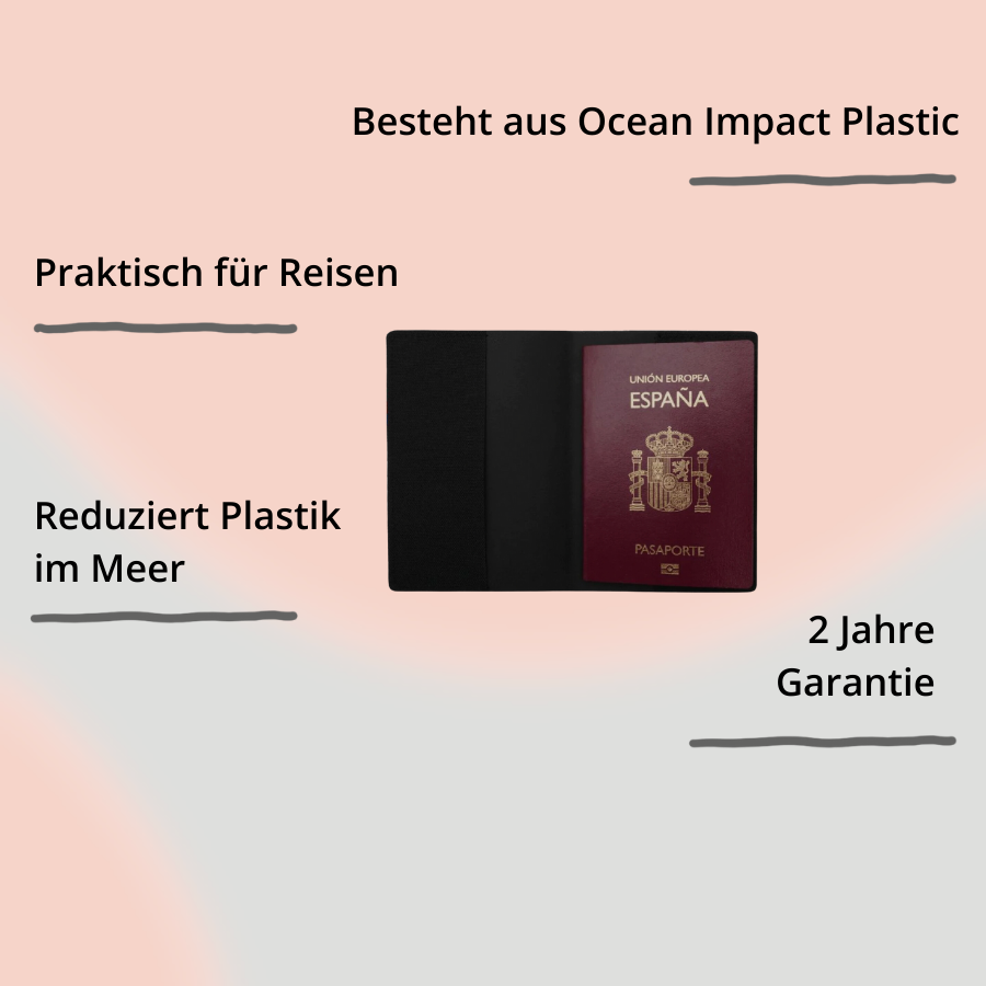 GOT BAG Passport Cover Reisepass Hülle geöffnet von innen mit Impact