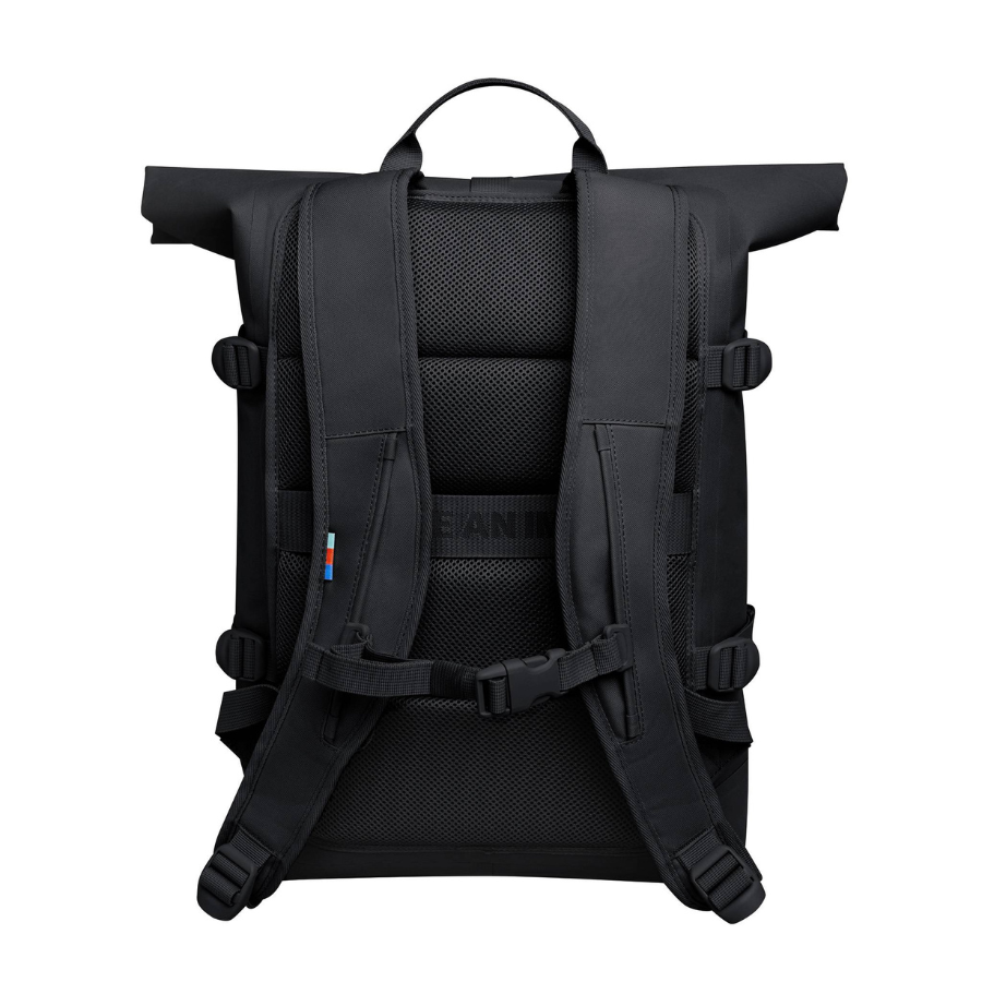 Got Bag RollTop 2.0 Schwarz von hinten