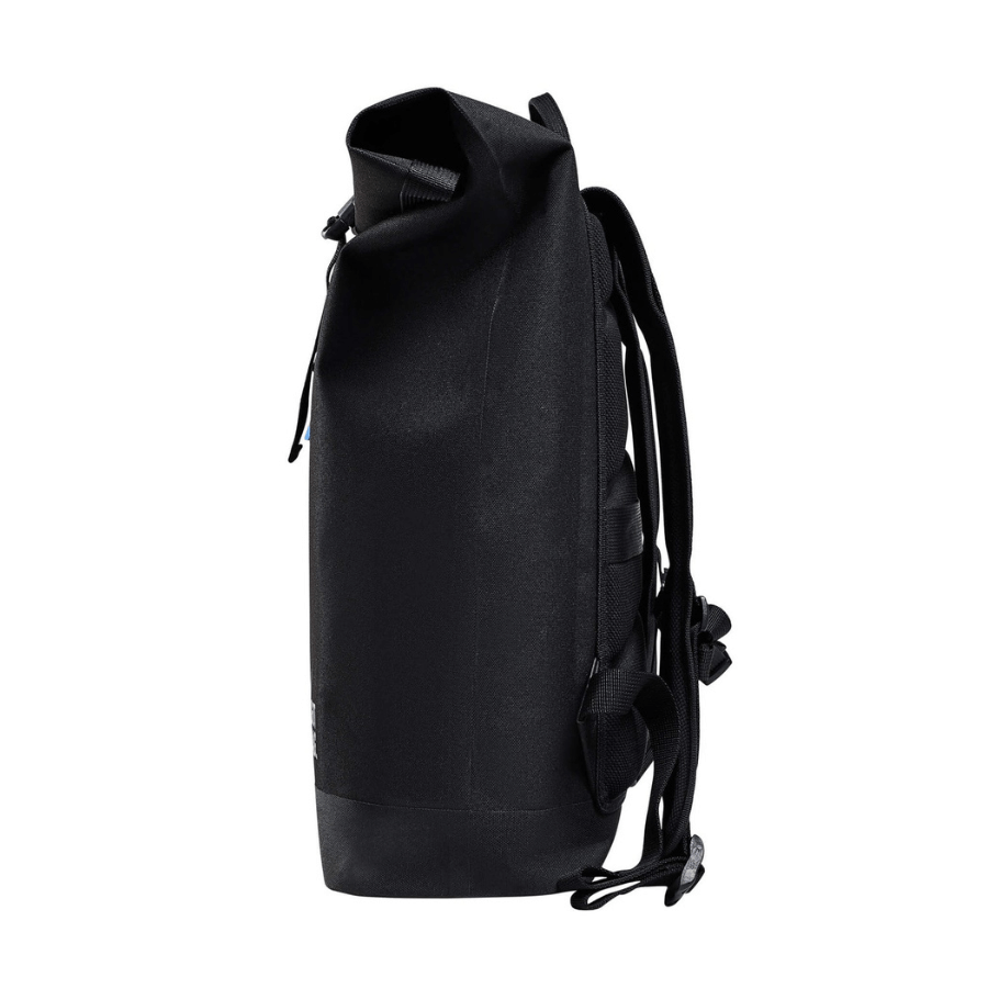 Rolltop Lite Schwarz von der linken Seite