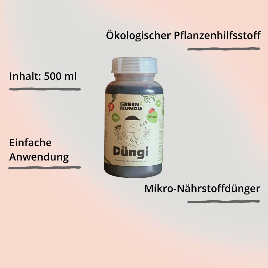 Düngi von Green Mundo – 500 ml Flasche mit Impact