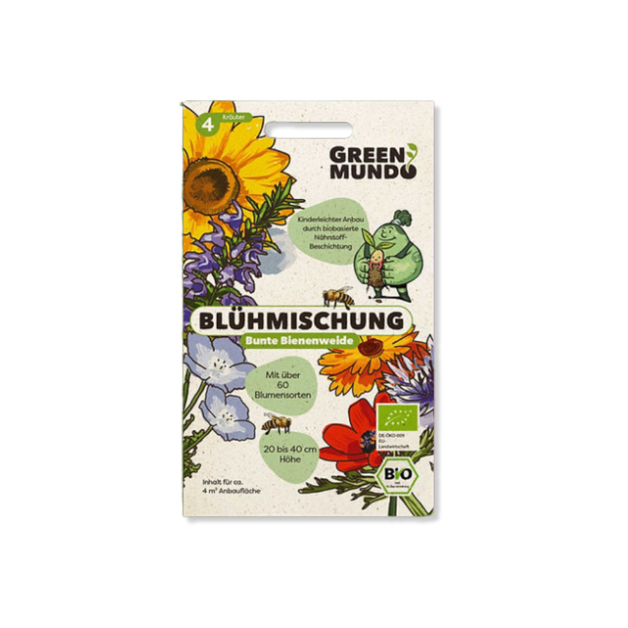 Saatgut Blühmischung Bunte Bienenweide von Green Mundo