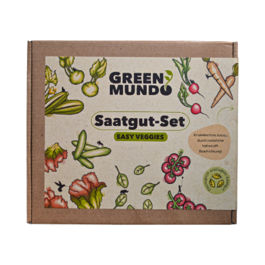 Green Mundo Saatgut-Set Easy Veggies Verpackung