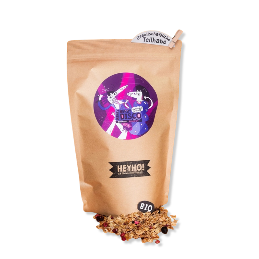 Berry Berry Disco Bio-Granola Müsli (Vorratspack) – Verpackung