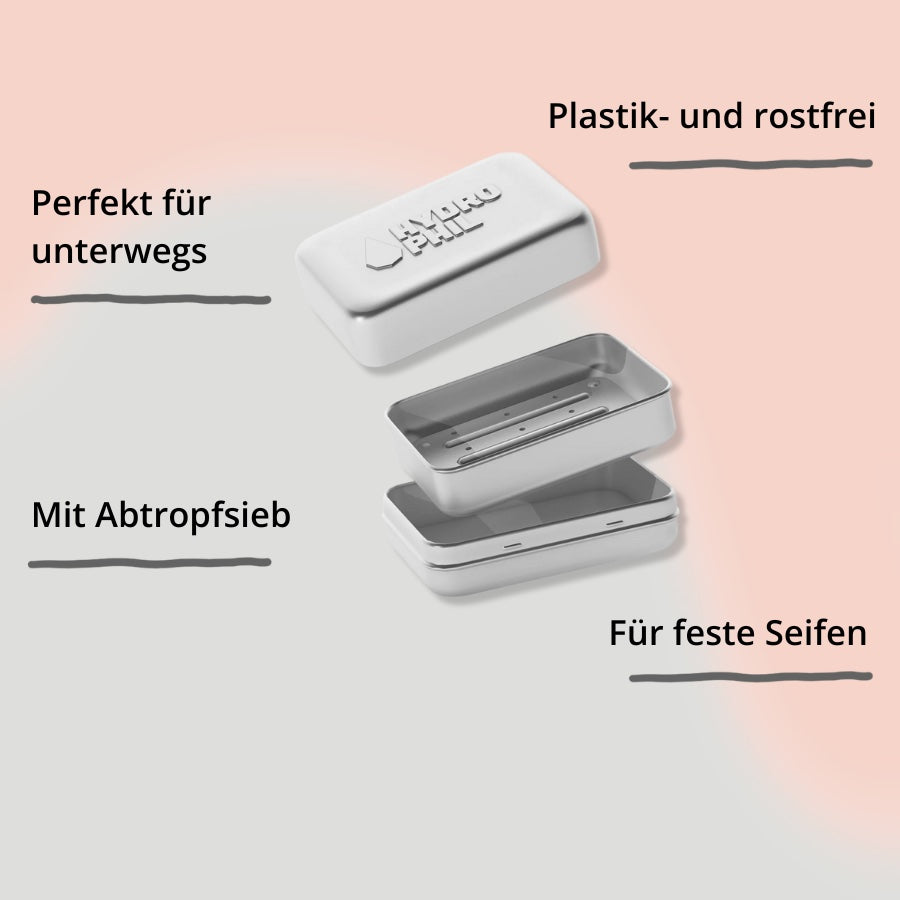 Hydrophil Seifendose – aufgefechert mit Impact