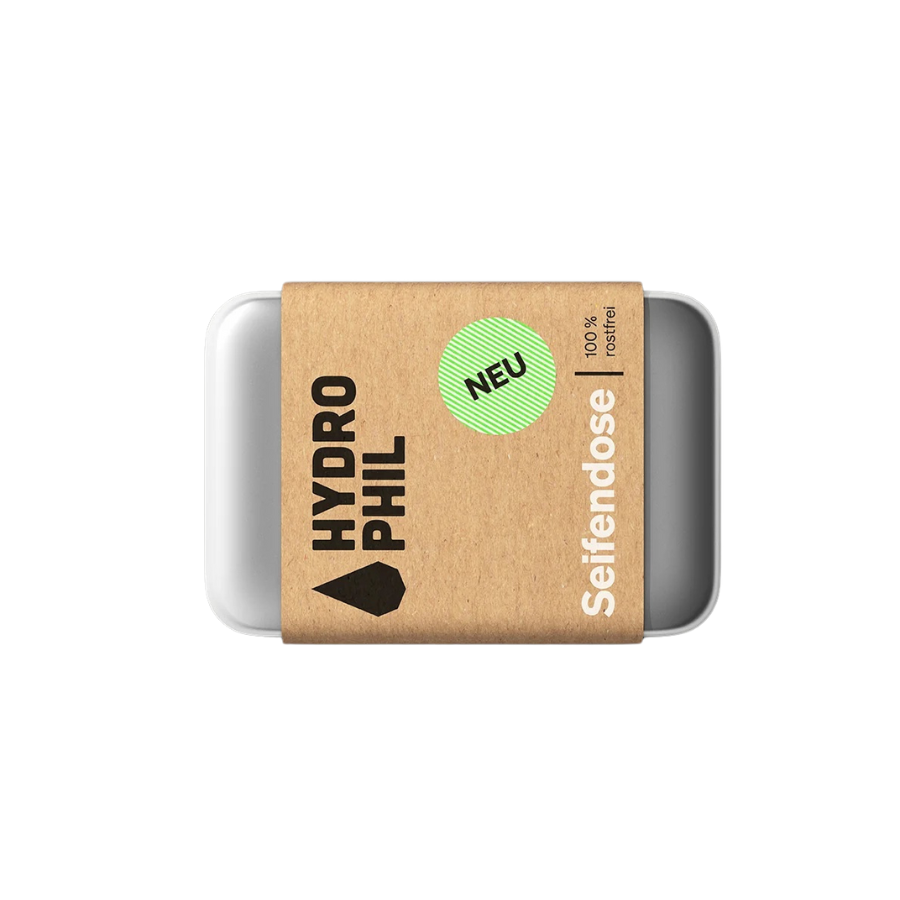 Hydrophil Seifendose mit Verpackung