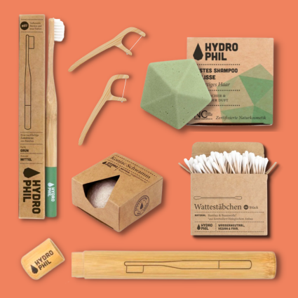 Hydrophil als Beispiel für Produkte, die Trinkwasser spenden