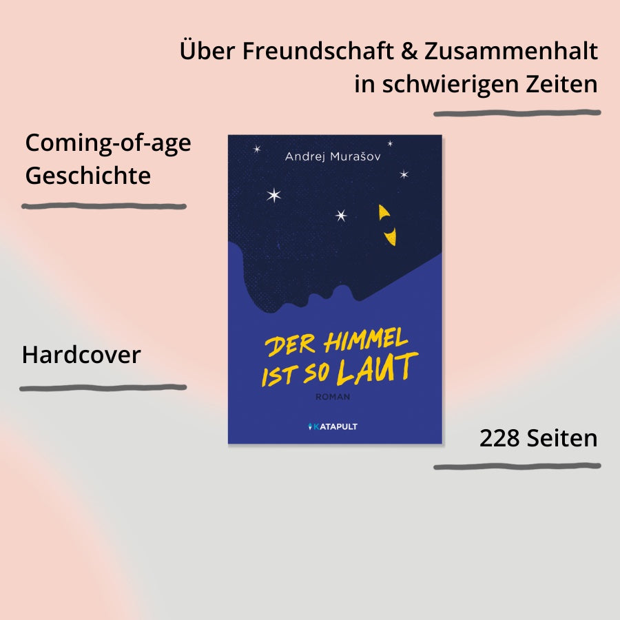 Der Himmel ist so laut vom Katapult Verlag – Cover mit Impact