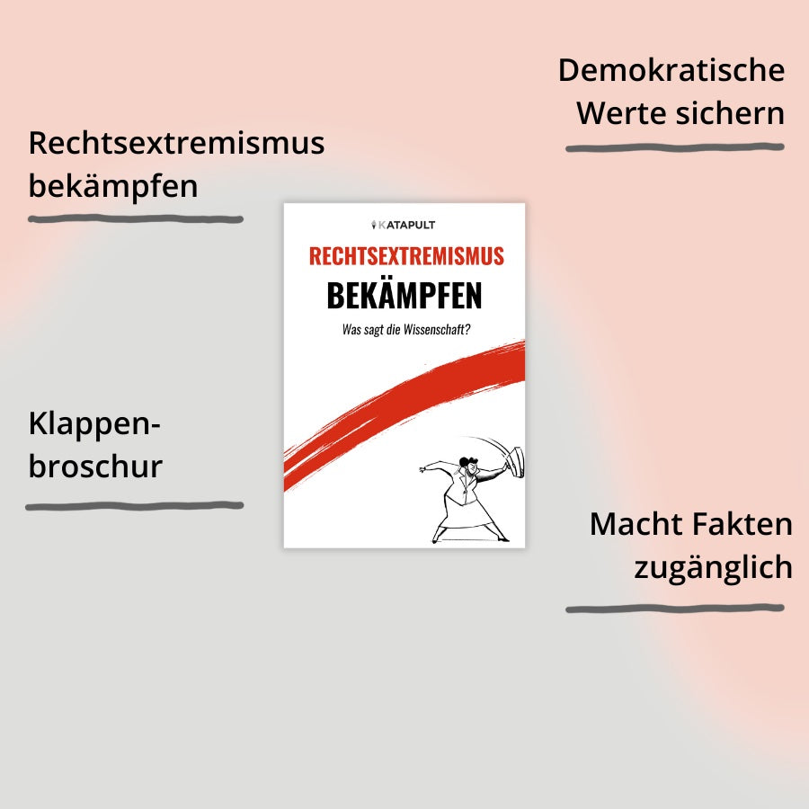 Rechtsextremismus bekämpfen vom Katapult Verlag – Cover mit Impact