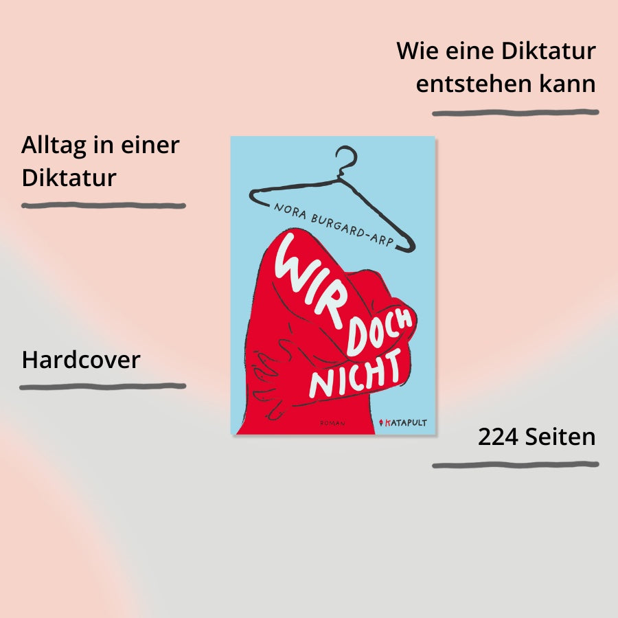 Wir doch nicht vom Katapult Verlag – Cover mit Impact
