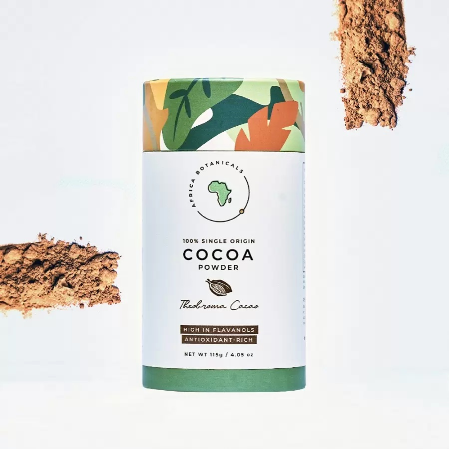 Cacao Pulver Verpackung und Pulver