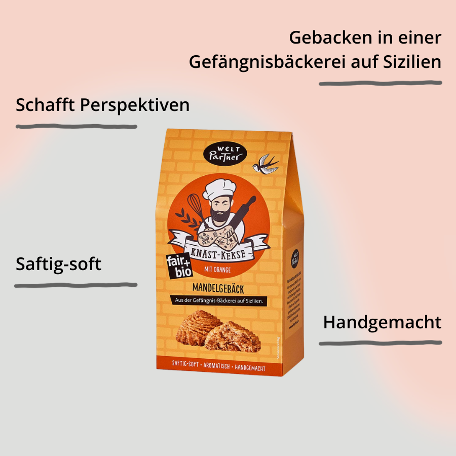 Kekse aus'm Knast – Orange von Weltpartner Verpackung mit Impact