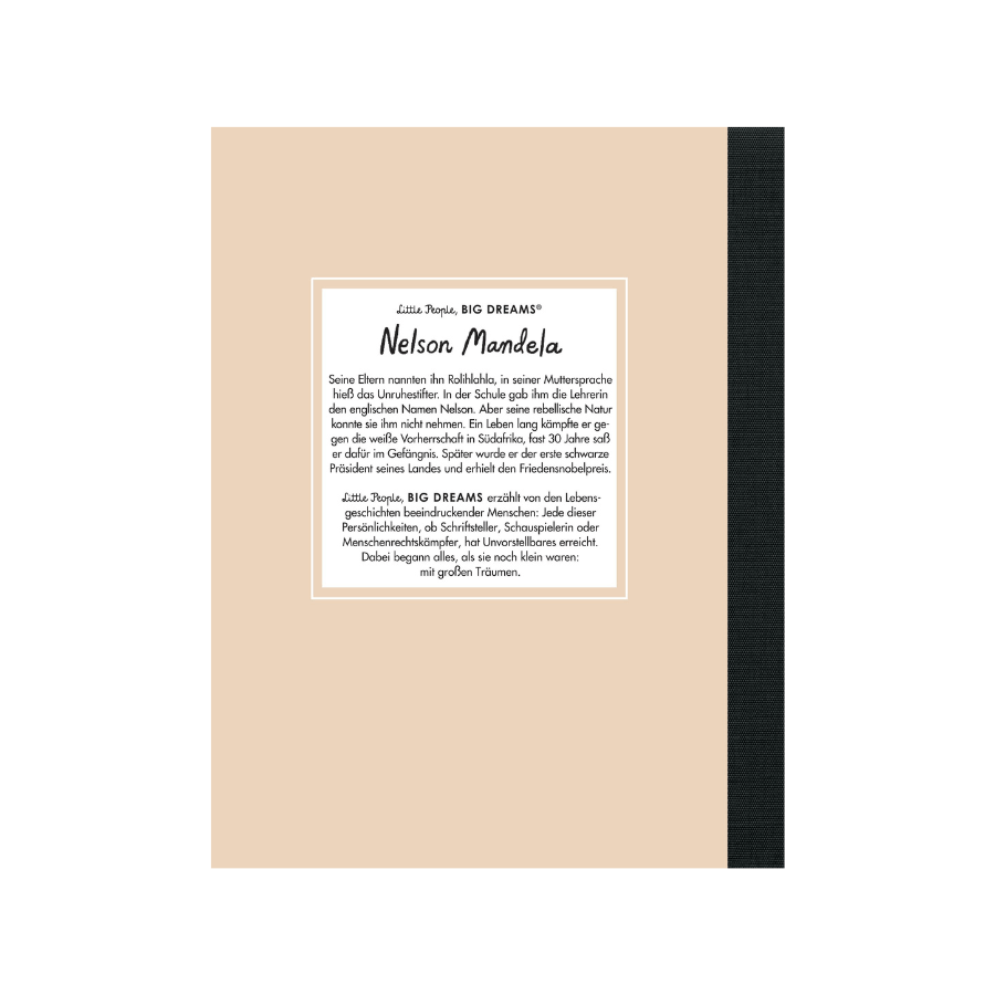 Little People, Big Dreams - Nelson Mandela – Rückseite
