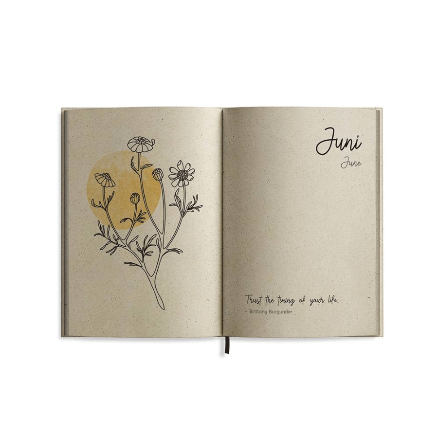 Matabooks Jahresplan Samaya 2024 "Yellow" – Juni