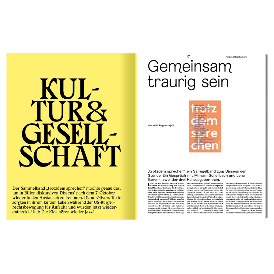 Missy Magazin Ausgabe 3|2024 – Gemeinsam traurig sein