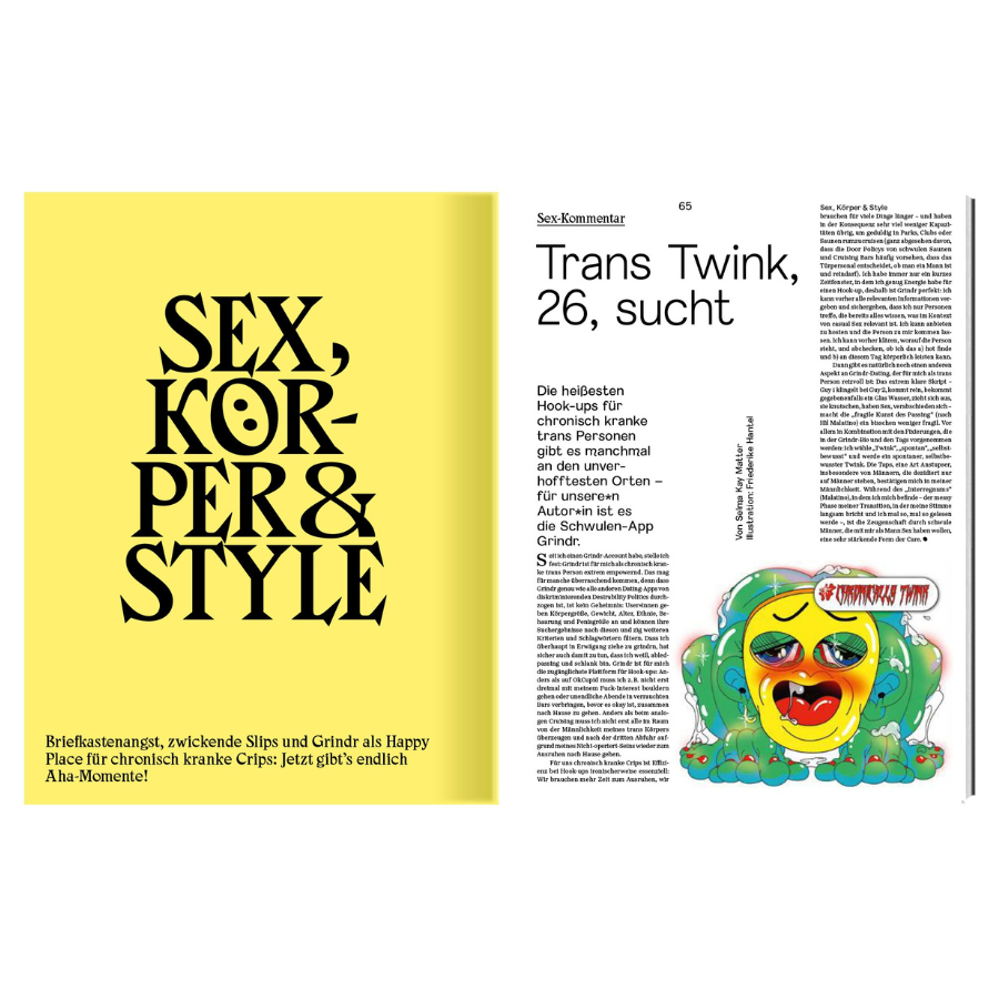 Missy Magazin Ausgabe 3|2024 – Trans Twink, 26, sucht