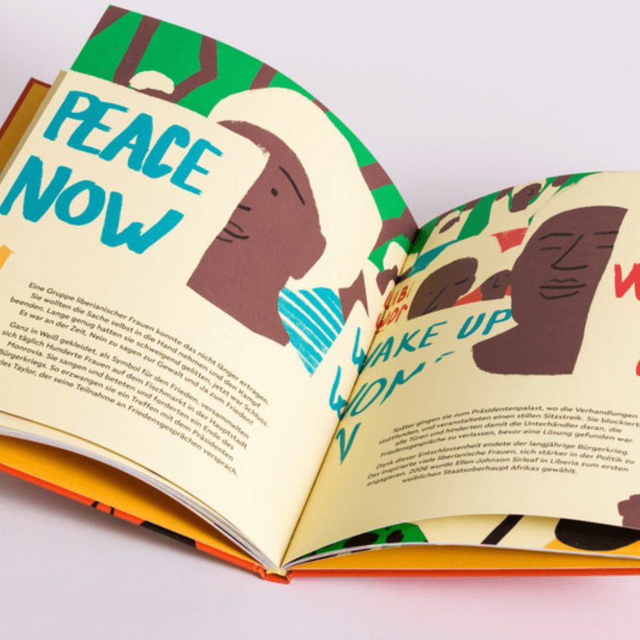 Gemeinsam sind wir stark! Innenansicht "Peace Now"