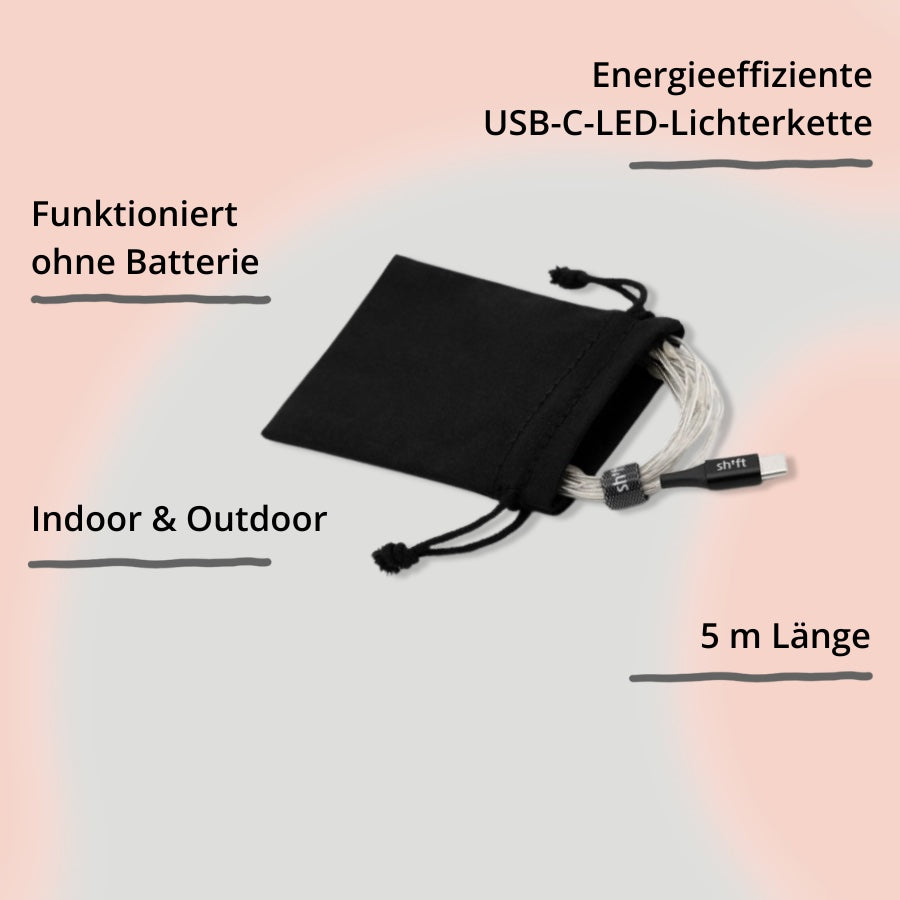 SHIFTlights 5m zusammengerollt im Transportbeutel mit Impact