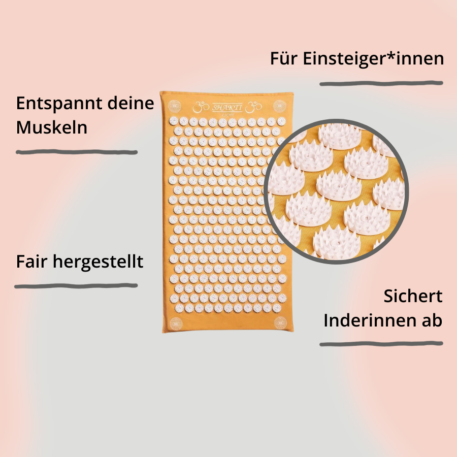 ShaktiMat Akupressurmatte Light für Einsteiger*innen mit Impact