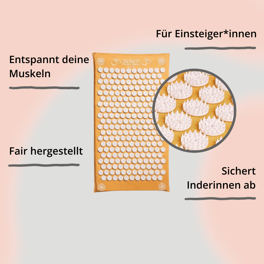 ShaktiMat Akupressurmatte Light für Einsteiger*innen mit Impact