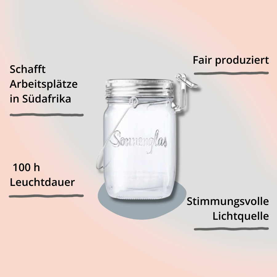 Sonnenglas Solarlampe Mini mit Impact
