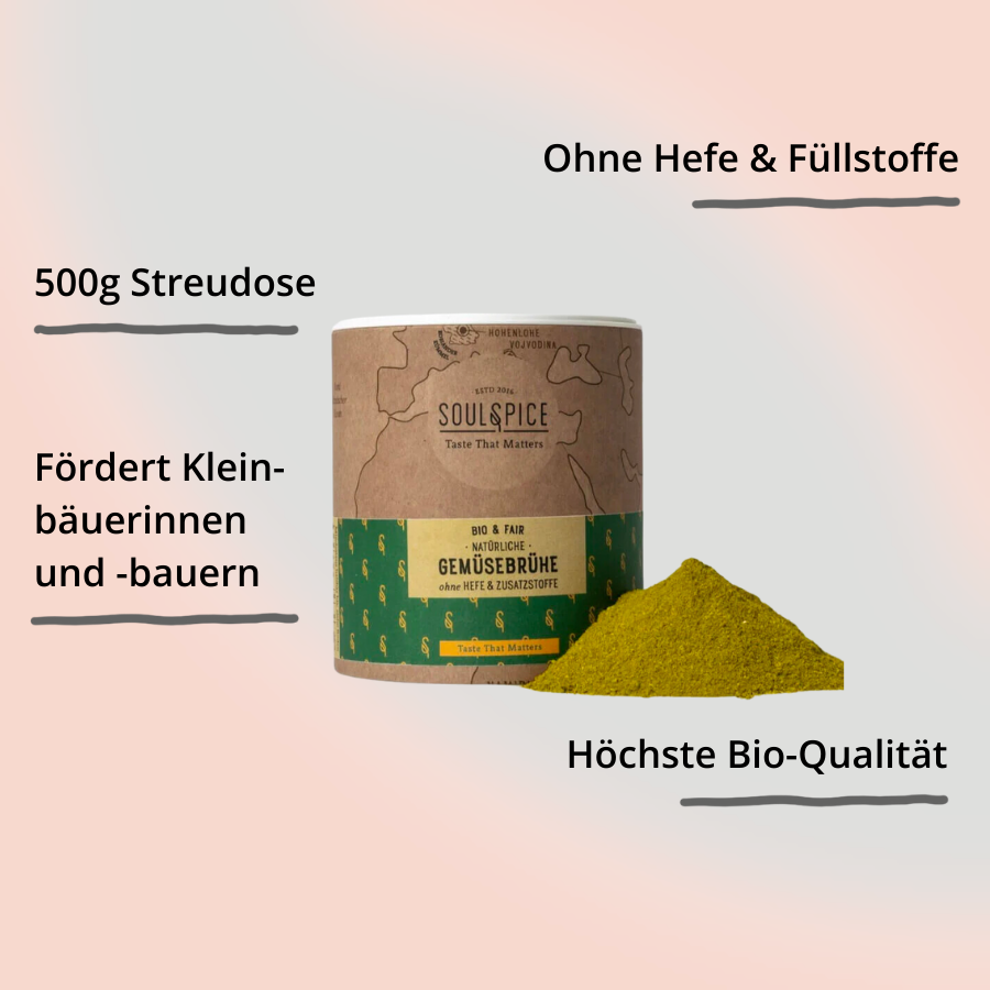 Soulspice Gemüsebrühe mit Impact