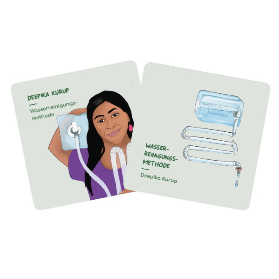 Erfinderinnen Memo Deepika Kurup mit Erfindung