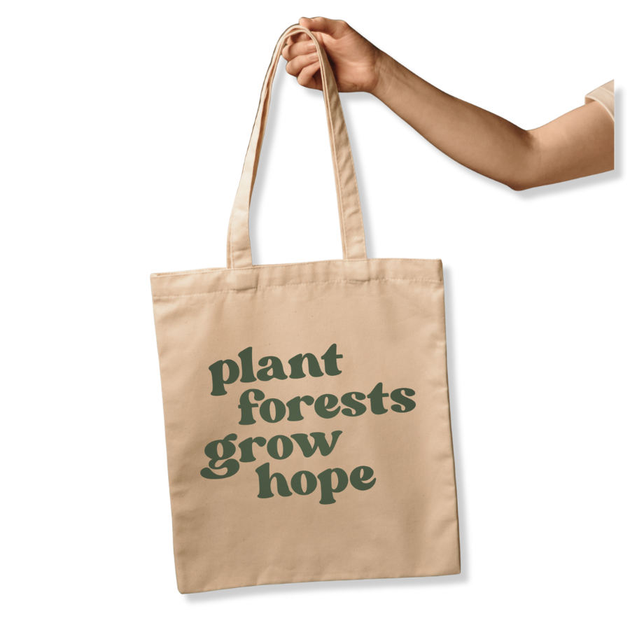Jutebeutel Hope von The Generation Forest – Schriftzug