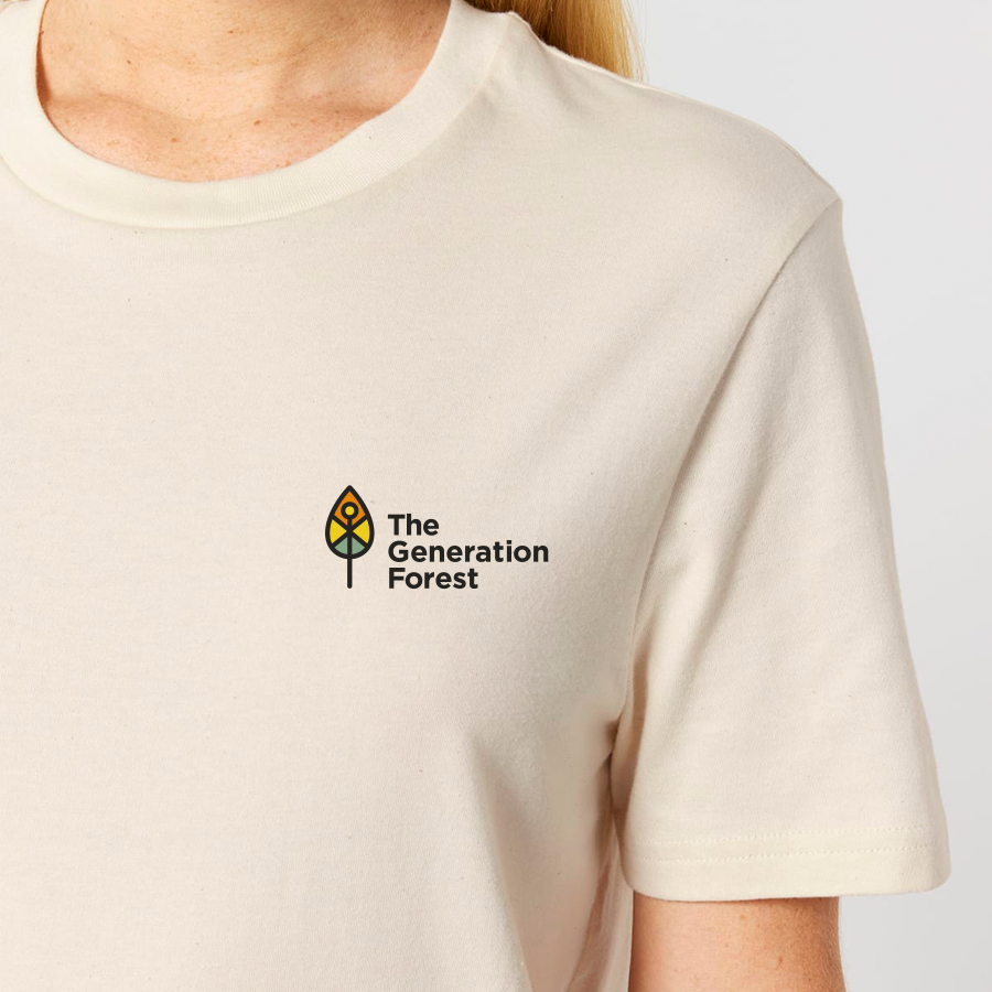 T-Shirt Hope Unisex von The Generation Forest mit Logo von vorne